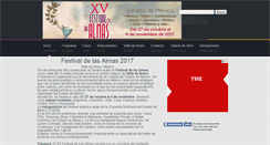 Desktop Screenshot of festivaldelasalmas.com